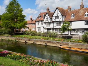 Period home by a river in Canterbury